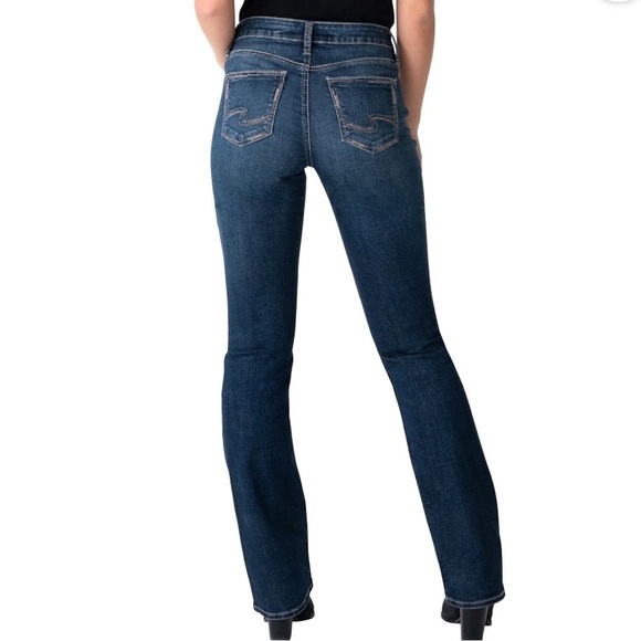 Silver Jeans Denim - Silver Jeans Suki Mid Bootcut Fluid Denim Jeans Medium Wash Womens size 32
